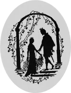 Couple in Arbor  - Petit Point