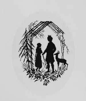 Brother and Sister  - Petit Point