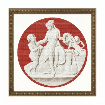 Spring (background red)