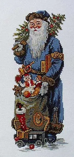 Blue Father Christmas