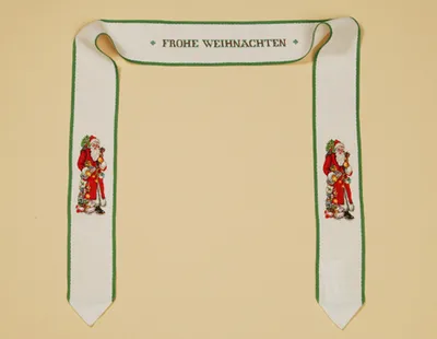 Red Father Christmas Ribbon
